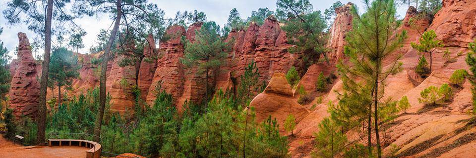 Ochre Trails in Provence