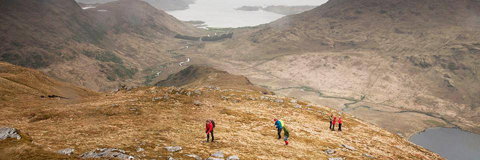 Orienteering in France - alpine walk